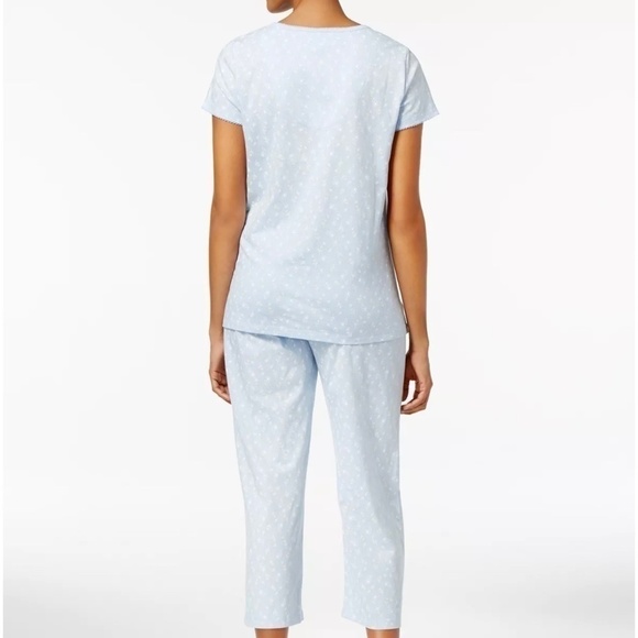 Women's Cotton Capri 2pc Pajama Set - Picture 2 of 2